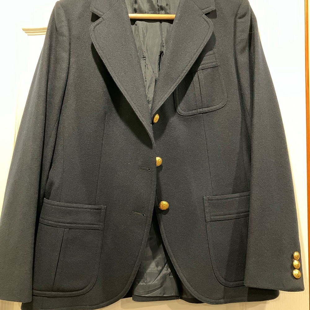 Blue Structured Blazer - image 2